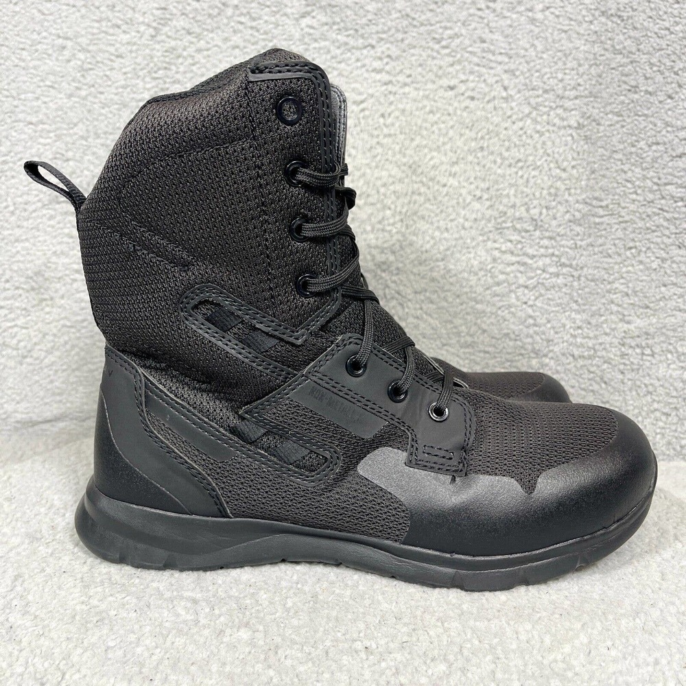 Corcoran CV5100 Mens Size 9.5 Tactical 8” Boots Non-Metallic Lightweight Black